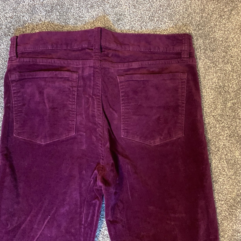 J Crew skinny velvet-style stretch pant - Picture 4 of 6